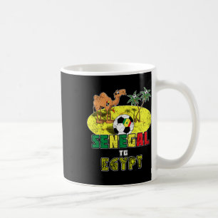 Senegalische Nationalfußballmannschaft nach Ägypte Kaffeetasse