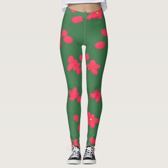Seneggrün Leggings (Vorderseite)