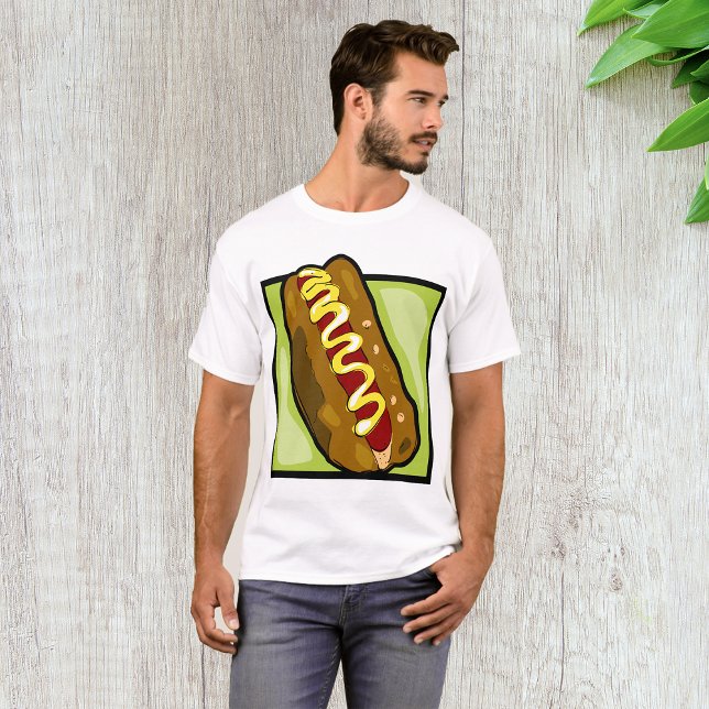 Senf auf einem Hotdog T-Shirt (Von Creator hochgeladen)