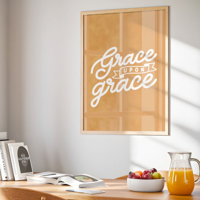 Senf Christlich Grace Poster (Von Creator hochgeladen)