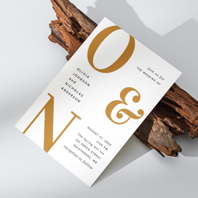 Senf Fall fett Typografie Hochzeit QR Details Einladung (Von Creator hochgeladen)