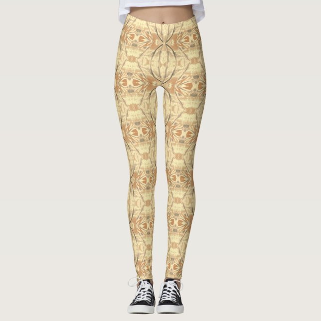 Senf und Honig Leggings (Vorderseite)