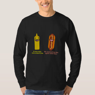 Senf und Hotdog T-Shirt