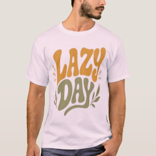Senf- und Salbeibild für faulen Tag T-Shirt