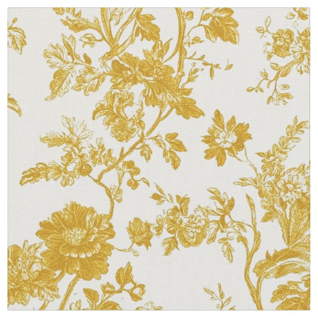 Senfblüten-Toile Stoff (Nahaufnahme)