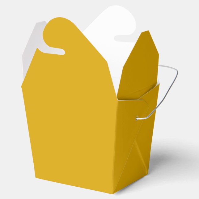 Senfgelb Geschenkschachtel (Geöffnet)