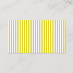 Senfgelb striped visitenkarte