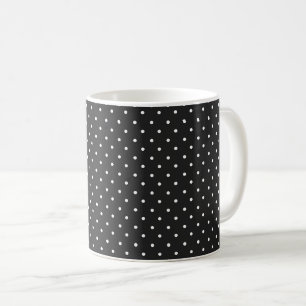 Senfgelb weiße Punkte Muster Kaffee M Kaffeetasse
