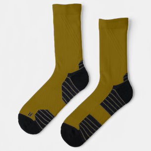 senfgelbe Kniestrümpfe Socken