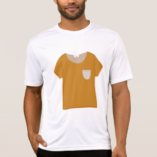 Senfgelbes Minimalist-Top T-Shirt