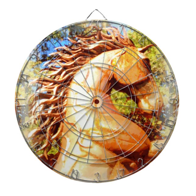 Senfhengst Dartscheibe (vorne)