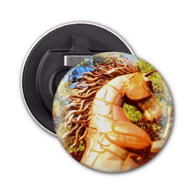 Senfhengst Flaschenöffner (Vorderseite)