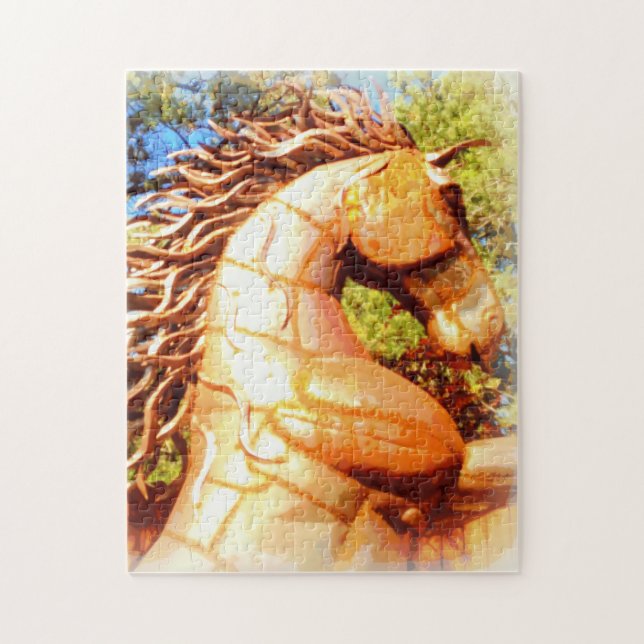 Senfhengst Puzzle (Vertikal)