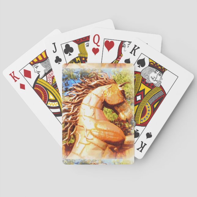 Senfhengst Spielkarten (Rückseite)