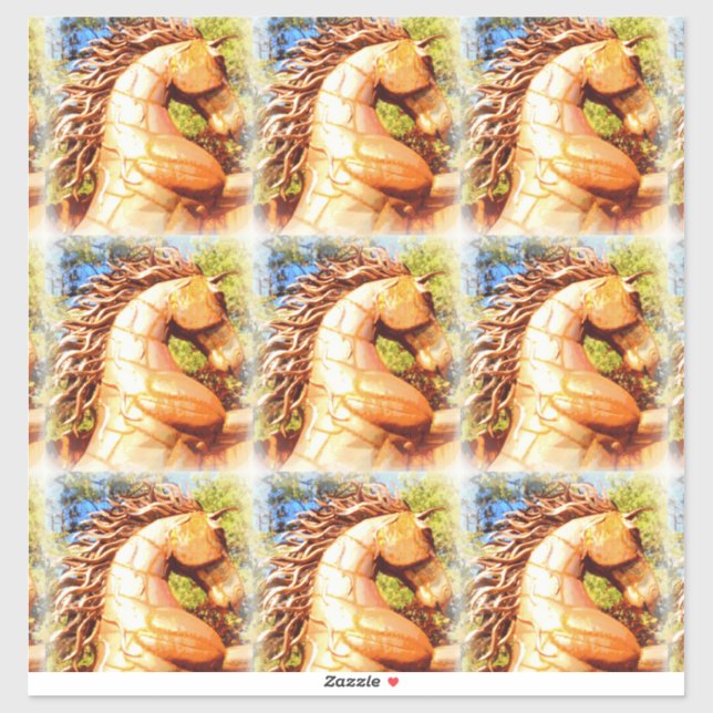 Senfhengste Aufkleber (Blatt)