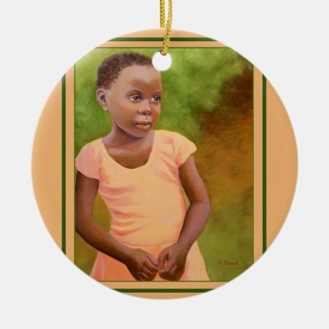 SENFKÖRNER WACHSEN - VERZIERUNGS-ENTWURF DURCH JC KERAMIK ORNAMENT (Vorne)