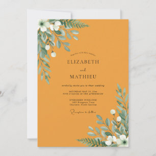 Senfkraut Hochzeit Einladung