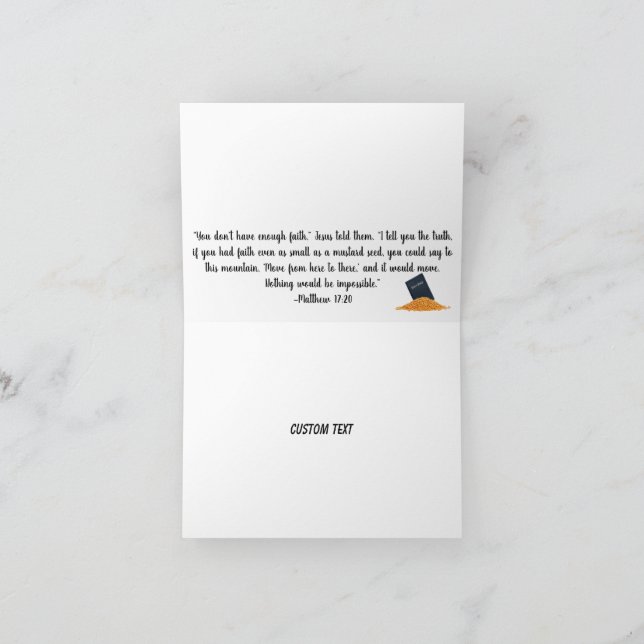 Senfsaat jederzeit Karte (Innenseite)