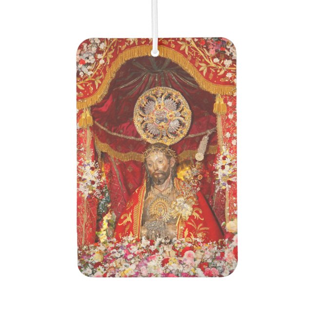 "Senhor Santo Cristo dos Milagres" Autolufterfrischer (Vorderseite)