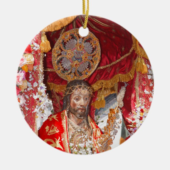 Senhor Santo Cristo dos Milagres Keramik Ornament (Vorne)