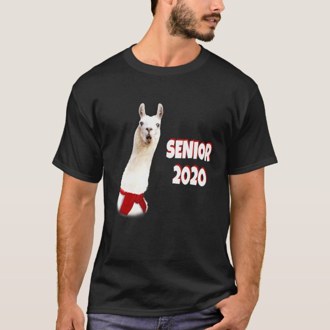 SENIOR 2020  Lama Senior T-Shirt (Vorderseite)