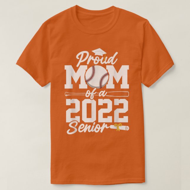 Senior 2022 Baseball Player Class of 2022 Graduate T-Shirt (Design vorne)