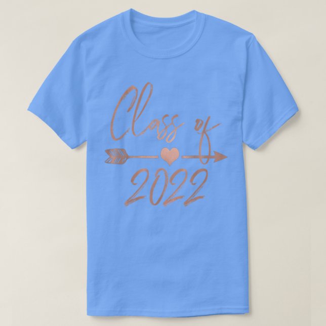 Senior 2022 Class of 22 Cute Graduation For Girls  T-Shirt (Design vorne)