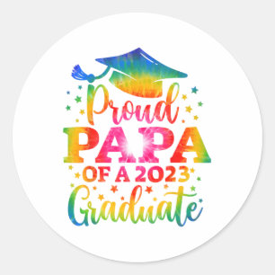 Senior 2023 Proud Mama eines Cl von 2023 Graduat Runder Aufkleber