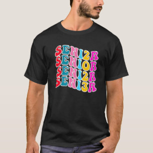 Senior 2023 Retro Class of 2023 Seniors Abschluss T-Shirt
