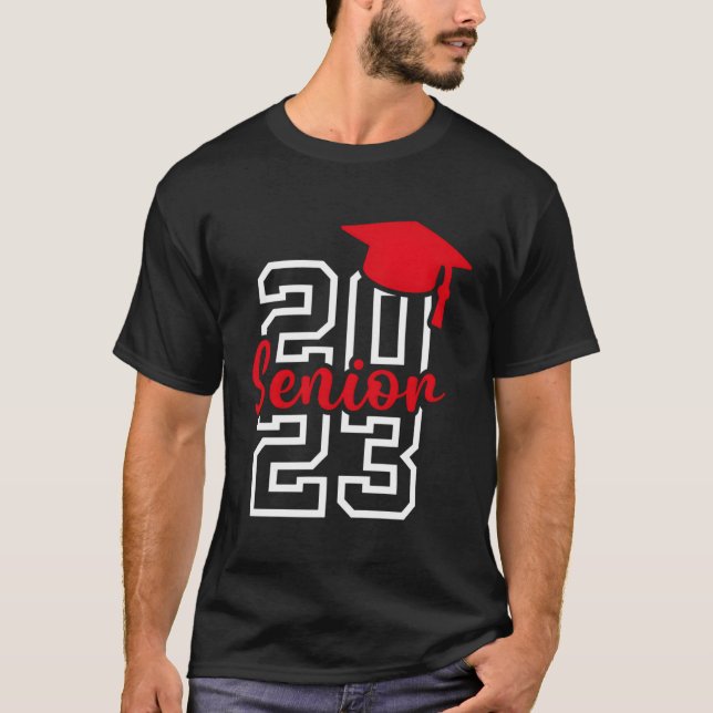 Senior 2023 Zurück zur Schulklasse 2023 T-Shirt (Vorderseite)