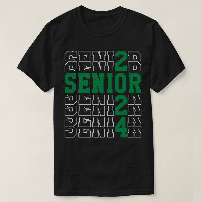 Senior 2024 5 T-Shirt (Design vorne)