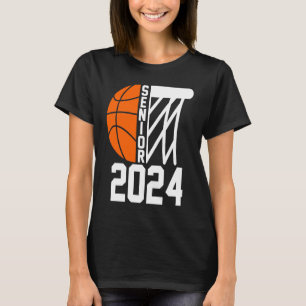 Senior 2024 Abschlussklasse 2024 Abschluss Basketb T-Shirt