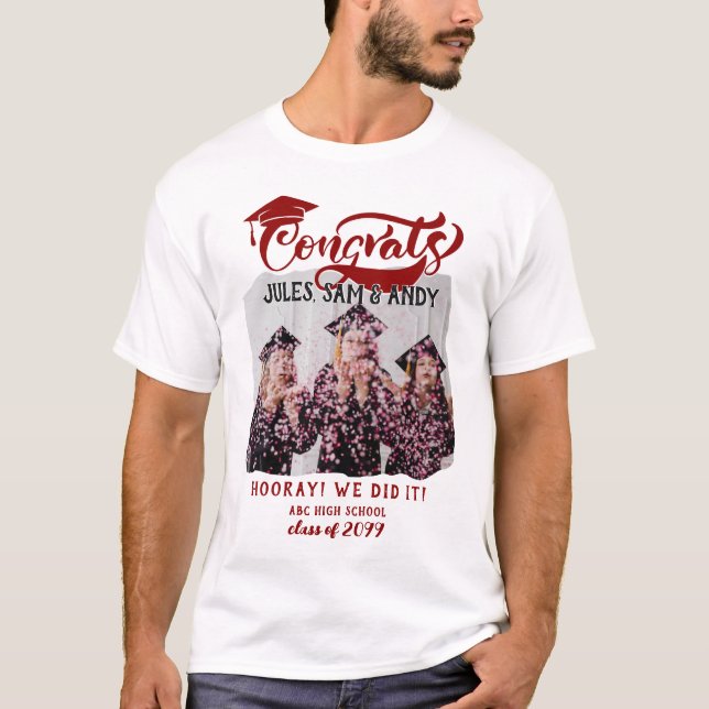 Senior 2024 BESTE FREUNDIN GRAD Glückwunsch Gradua T-Shirt (Vorderseite)