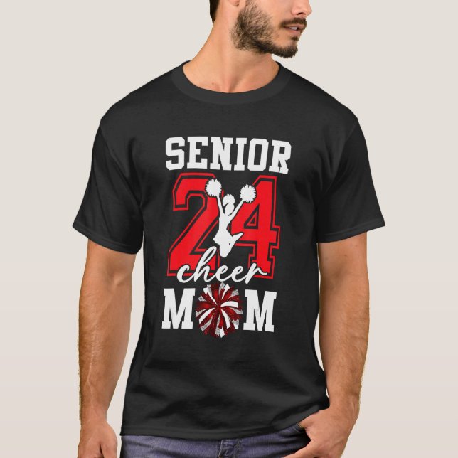 Senior 2024 Cheer Mom Proud Mom Of Class Of 2024 G T-Shirt (Vorderseite)