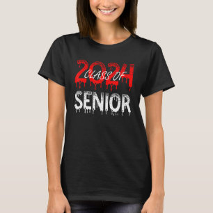 Senior 2024 CLASS OF 2024 Abschluss or First Day T-Shirt