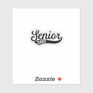 Senior 2025 Abschluss Letzter Schultag Aufkleber
