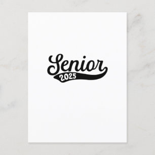 Senior 2025 Abschluss Letzter Schultag Postkarte