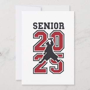 Senior 2025 Basketball Graduate Sport Einladung