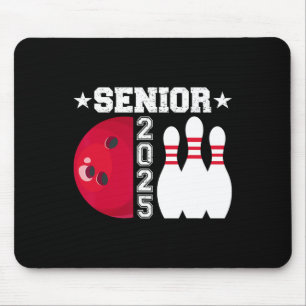 Senior 2025 Bowling Player CL of 2025 Abschluss s Mousepad