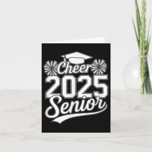 Senior 2025 Cheer Team Mama High School Abschluss Karte