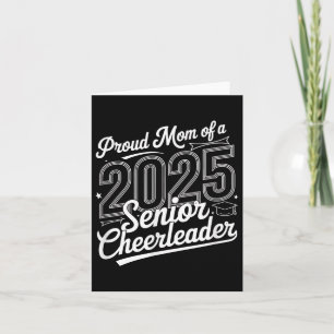 Senior 2025 Cheer Team Mama High School Abschluss Karte