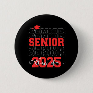 Senior 2025 CK to School Uni-Abschluß Cl of Button
