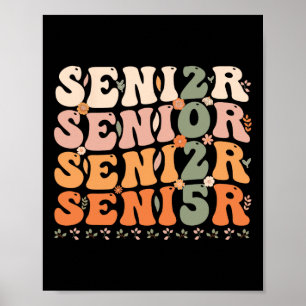 Senior 2025 Cl von 2025 Abschluss 2025 Groovy 1 Poster