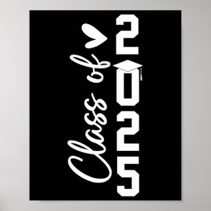 Senior 2025 Cl von 2025 Abschluss für Uni hoch Poster