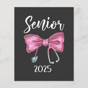 Senior 2025 Coquette Class of 2025 Pink Bows Flyer