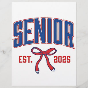 Senior 2025 Coquette Class of 2025 Pink Bows Flyer