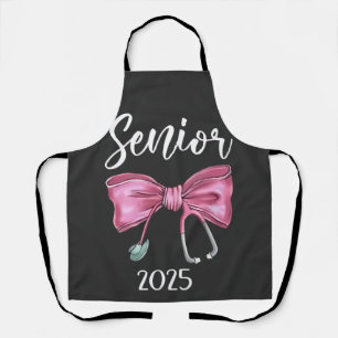 Senior 2025 Coquette Class of 2025 Pink Bows Schürze