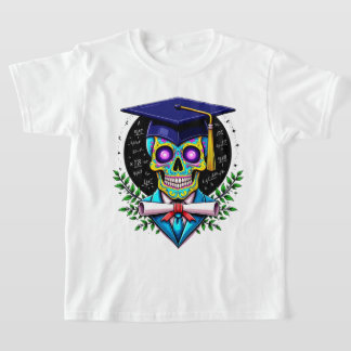 Senior 2025 Graduated Skeleton 2025 Abschluss T-Shirt