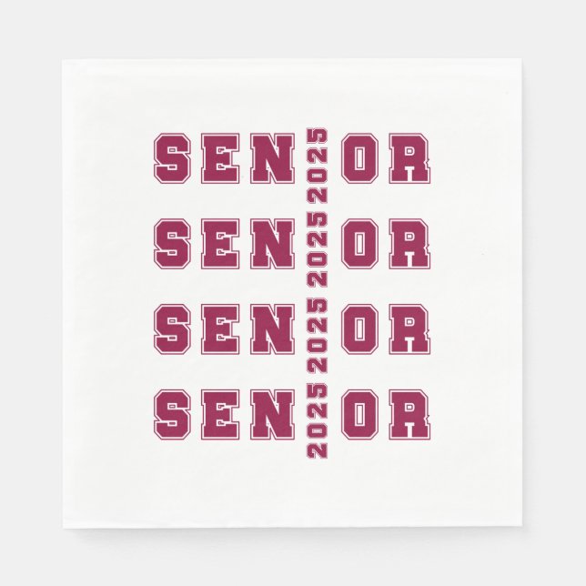 Senior 2025 serviette (Vorderseite)
