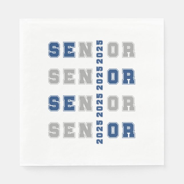 Senior 2025 serviette (Vorderseite)